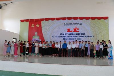 TRƯỜNG TIỂU HỌC HẢI TÂN TỔ CHỨC THÀNH CÔNG LỄ TỔNG KẾT NĂM HỌC 2025 – 2026 VÀ LỄ TRI ÂN, TRƯỞNG THÀNH CHO HỌC SINH LỚP 5